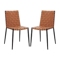 Rayne Basket Woven Dining Chair - Set of 2