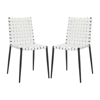 Rayne Basket Woven Dining Chair - Set of 2