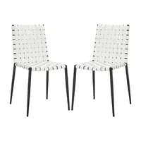 Rayne Basket Woven Dining Chair - Set of 2
