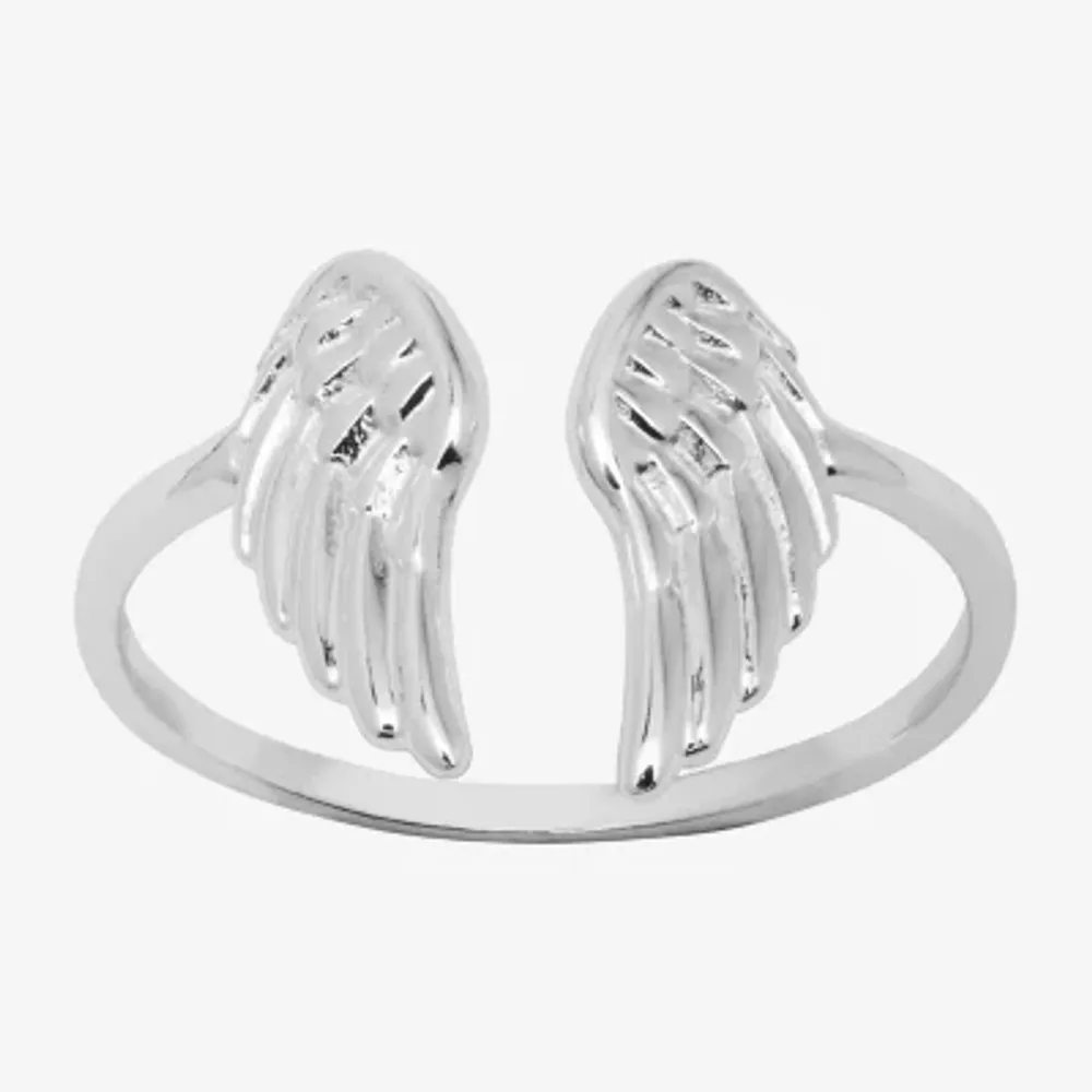 Silver Treasures Sterling Silver Wing Band