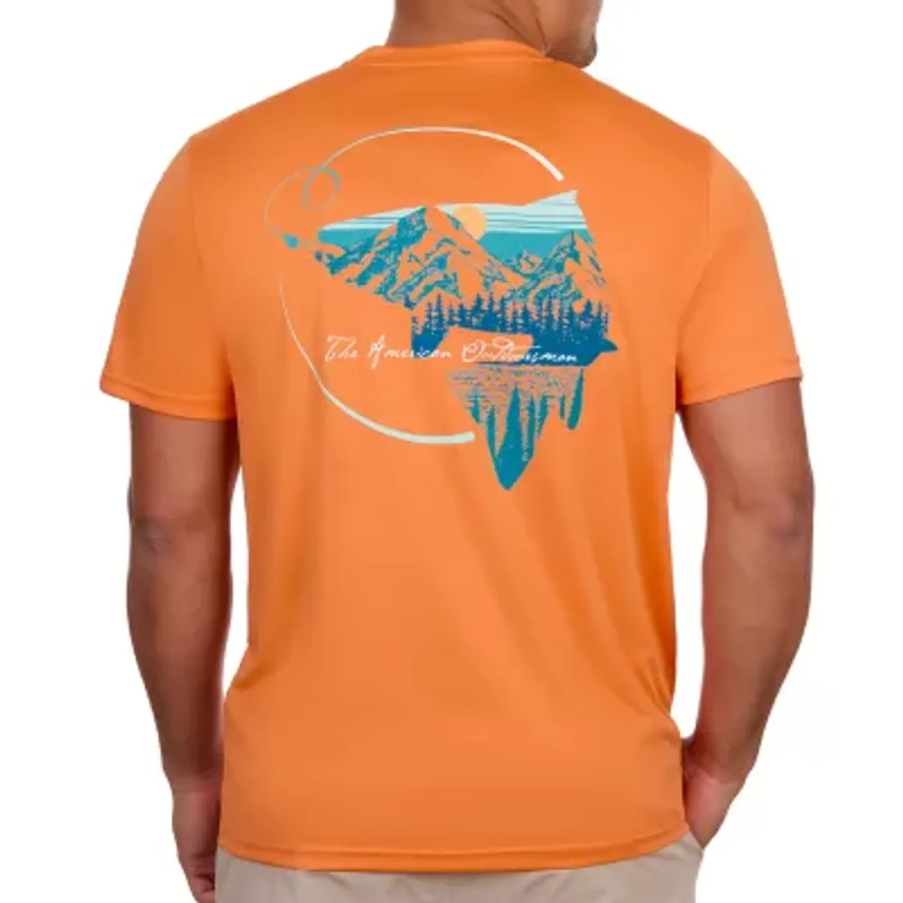 American Outdoorsman Mens Crew Neck Short Sleeve Graphic T-Shirt