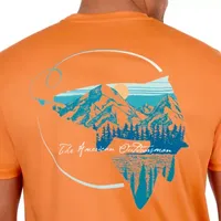 American Outdoorsman Mens Crew Neck Short Sleeve Graphic T-Shirt