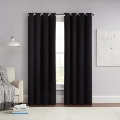 Eclipse Thermapanel Light-Filtering Grommet Top Single Curtain Panel