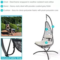 Phoebe Hanging Chair with Stand