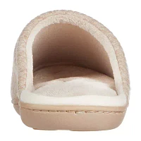 Isotoner Sweater Knit Womens Ballerina Slippers