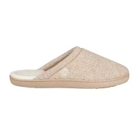 Isotoner Sweater Knit Womens Ballerina Slippers