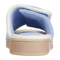 Isotoner Sweater Knit Adjustable Womens Slip-On Slippers