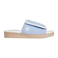 Isotoner Sweater Knit Adjustable Womens Slip-On Slippers