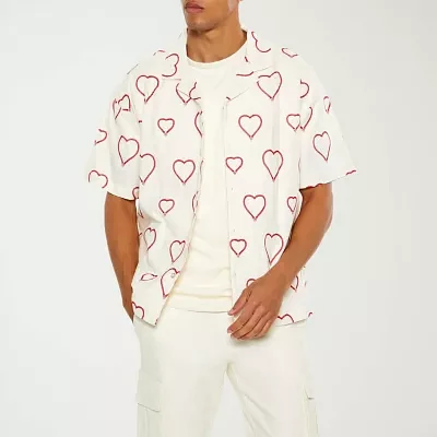 Forever 21 Mens Short Sleeve Button-Down Shirt