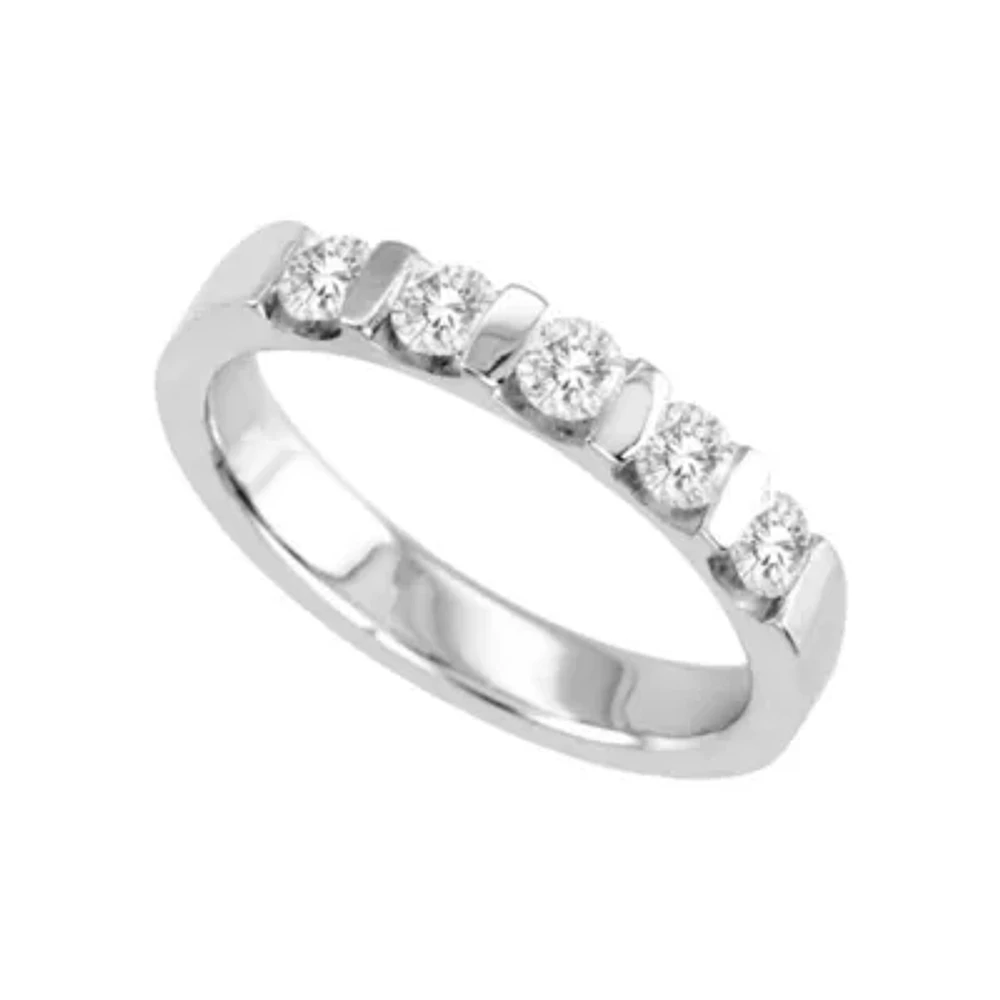 1/ CT.T.W. Channel-Set Natural Diamond Band