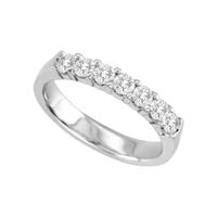 1/2 CT.T.W. Natural Diamond Band 14K White Gold