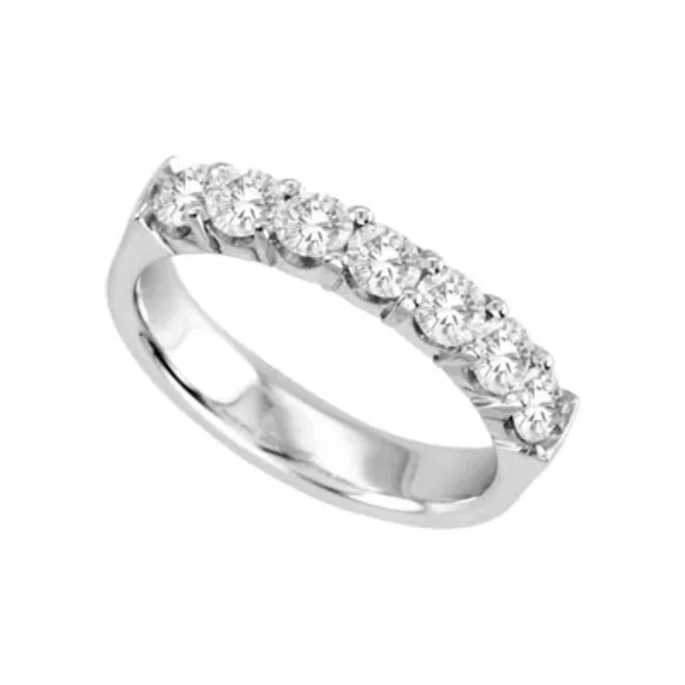 1 CT.T.W. Natural Diamond Band 14K White Gold