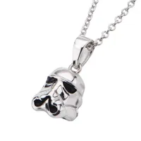 Star Wars® Sterling Silver Stormtrooper Pendant Necklace