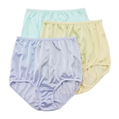 Underscore Nylon 3 Pack Brief Panty 306455
