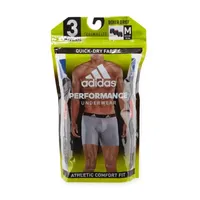 adidas Performance Mens 3 Pack Boxer Briefs