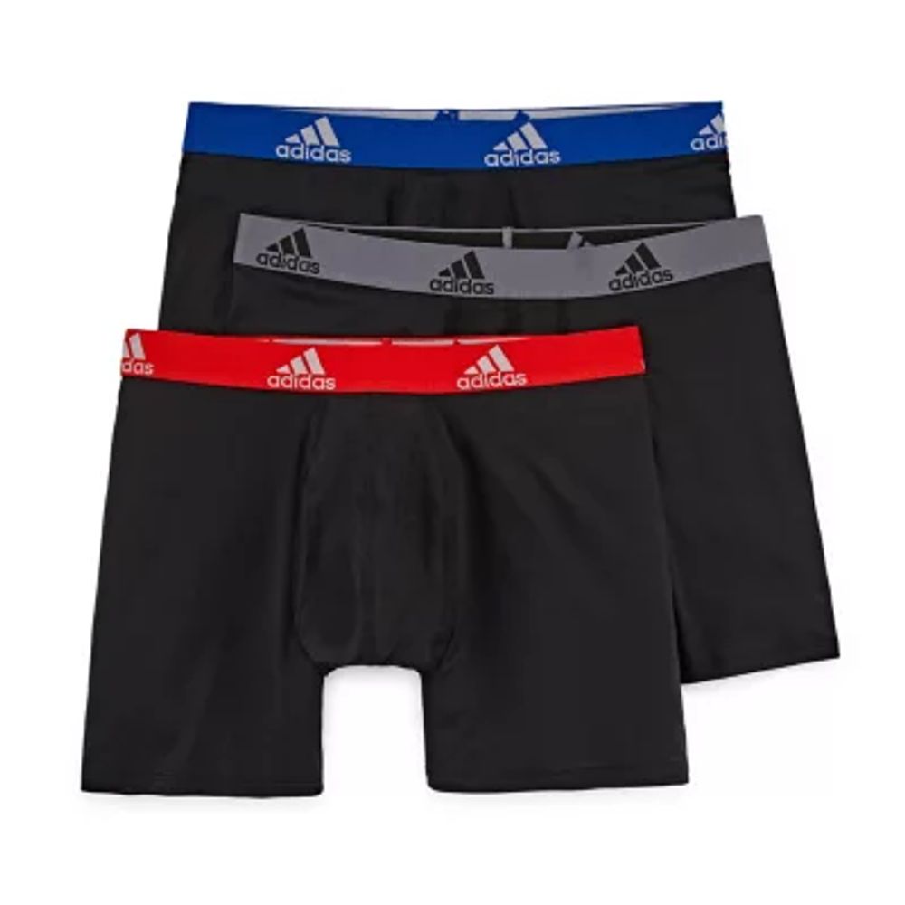 adidas Performance Mens 3 Pack Boxer Briefs