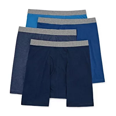Stafford Dry + Cool Big and Tall Mens 4 Pack Boxer Briefs