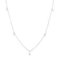 Silver Reflections Pure Silver Over Brass 36 Inch Cable Chain Necklace