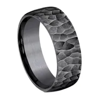 Hammered 8MM Tantalum Wedding Band