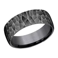 Hammered 8MM Tantalum Wedding Band