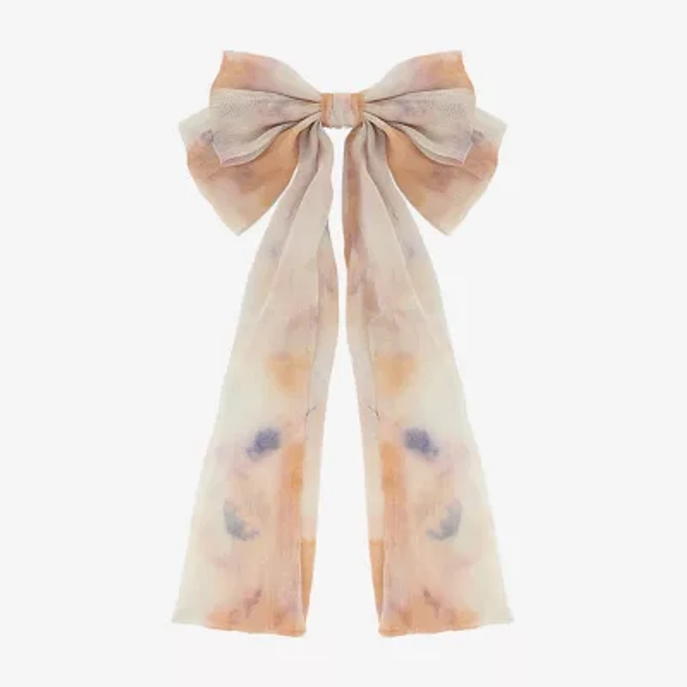 Arizona Light Pink Watercolor Hair Bow