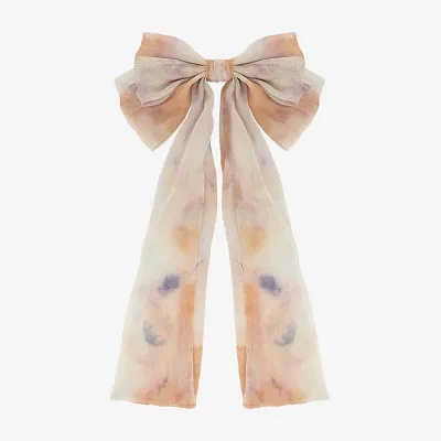 Arizona Light Pink Watercolor Hair Bow