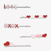 Arizona Valentines Heart 5-pc. Bobby Pin