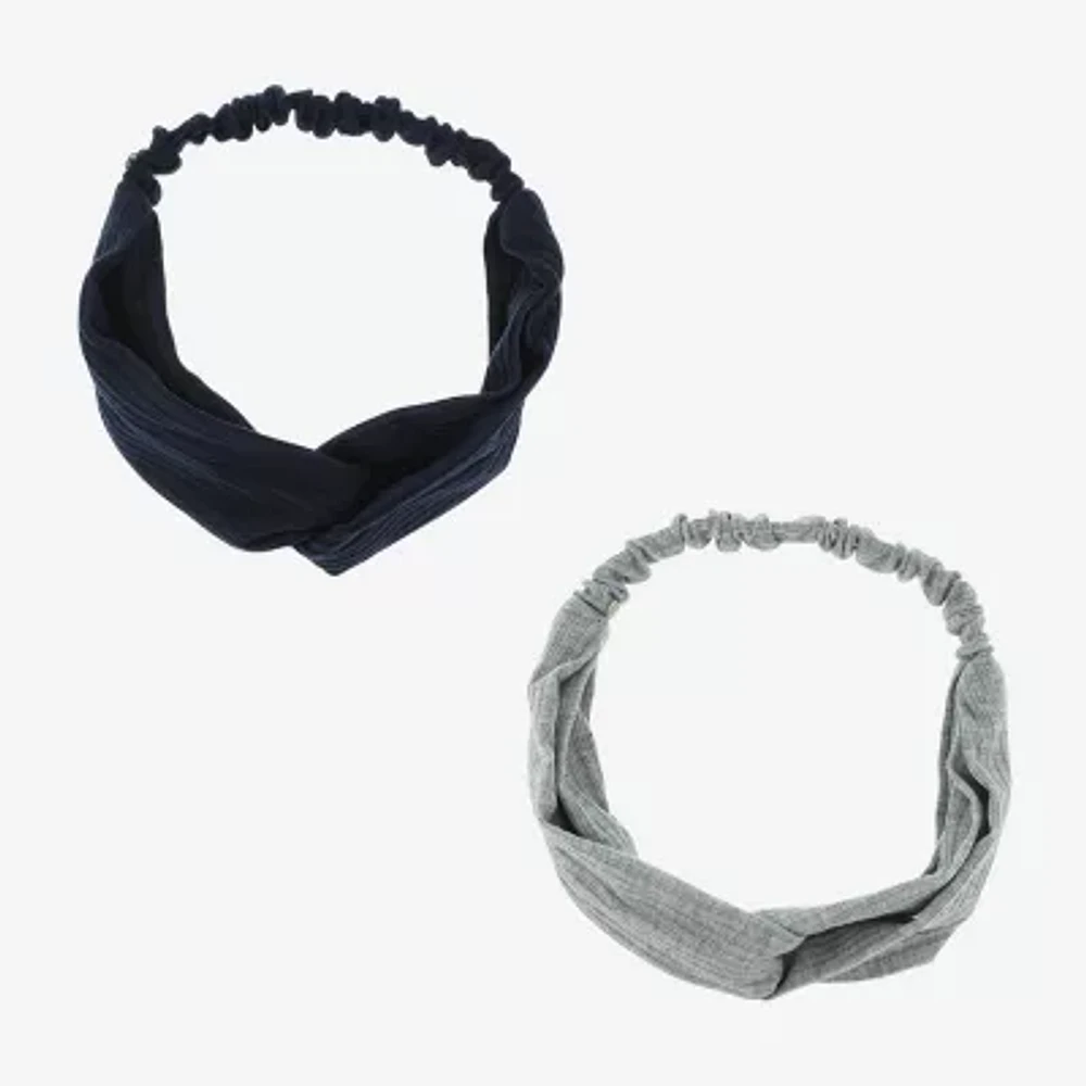 Arizona Blue & Grey 2-pc. Womens Headband