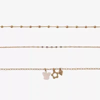 Arizona Gold Tone Layered Necklace Set