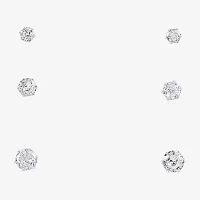 Sparkle Allure Light Up Box -pc. Cubic Zirconia Pure Silver Over Brass Butterfly Jewelry Set