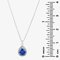 Sparkle Allure Light Up Box Halo 2-pc. Cubic Zirconia Pure Silver Over Brass Jewelry Set