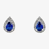 Sparkle Allure Light Up Box Halo 2-pc. Cubic Zirconia Pure Silver Over Brass Jewelry Set