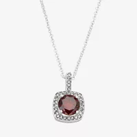 Sparkle Allure Light Up Box 2-pc. Cubic Zirconia Pure Silver Over Brass Square Jewelry Set