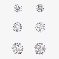 Sparkle Allure Light Up Box 4-pc. Cubic Zirconia Pure Silver Over Brass Pear Jewelry Set