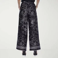 Premier Amour Womens Wide Leg Pull-On Pants