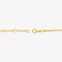 (G-H / I1-I2) 1/3 CT. T.W. Lab Grown White Diamond 10K Gold Heart Charm Bracelet