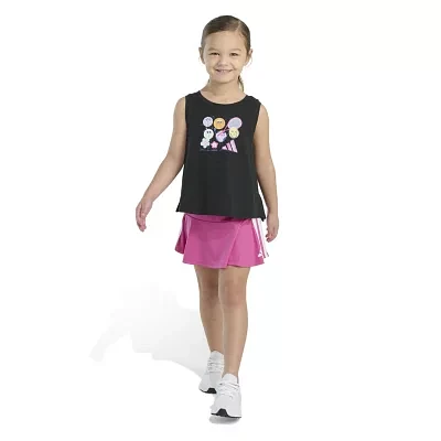 adidas Little Girls 2-pc. Skort Set