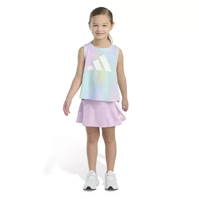 adidas Little Girls 2-pc. Skort Set