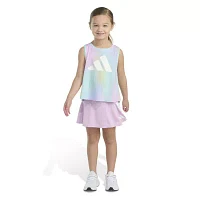adidas Little Girls 2-pc. Skort Set