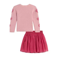 Knit Works Embellished Big Girls 2-pc. Skirt Set