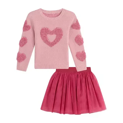 Knit Works Embellished Big Girls 2-pc. Skirt Set