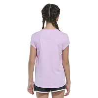 adidas Big Girls Crew Neck Short Sleeve Graphic T-Shirt