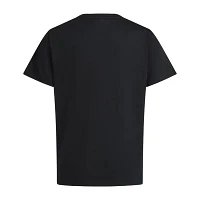 adidas Big Girls Crew Neck Short Sleeve Graphic T-Shirt