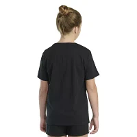 adidas Big Girls Crew Neck Short Sleeve Graphic T-Shirt