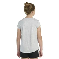 adidas Big Girls Performance Crew Neck Short Sleeve Graphic T-Shirt
