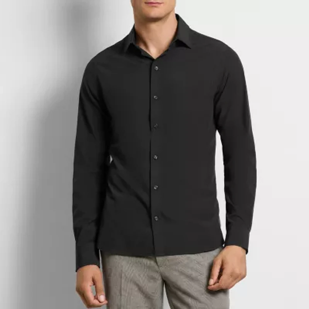 Van Heusen Mens Slim Fit Long Sleeve Button-Down Shirt