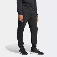 adidas Jersey Mens Mid Rise Tapered Drawstring Pants