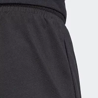 adidas Jersey Mens Mid Rise Tapered Drawstring Pants