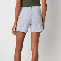 St. John's Bay Womens Mid Rise Chino Short