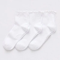 Mixit Lettuce Edge 3 Pair Quarter Ankle Socks Womens